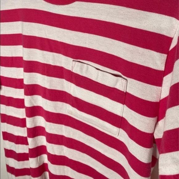 Silver Unicorn Vintage Striped Girls Top - Picture 1 of 3